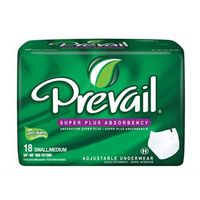 First Quality Products Prevail Adjustable Underwear Medium Waist 28-46" - Case of 72 - Model pvr-512 by FirstQualityProducts