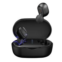 Wireless Earbuds, UMIDIGI Upods Wireless Headphones Bluetooth 5.0 Sweatproof Earphones 24H Playtime Charging Case in-Ear Bluetooth Earbuds for iPhone and Android Smart Phones [Black]