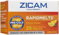 Zicam Cold Rapid Melt +c Size 25ct