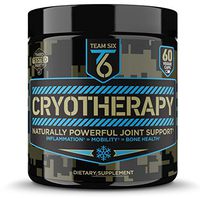 T6 Cryotherapy - Natural Joint Support Supplement | Arthritis Pain Relief, Anti Inflammatory Cartilage Repair & Bone Strength | Type 2 Collagen Pills + Curcumin with Bioperine + Boswellia Extract,30Sv