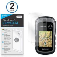 BoxWave Garmin eTrex 30 Screen Protector, [ClearTouch Crystal (2-Pack)] HD Film Skin - Shields From Scratches for Garmin eTrex 30