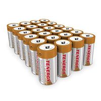 Tenergy 1.5V C Alkaline LR14 Battery, High Performance C Non-Rechargeable Batteries for Clocks, Remotes, Toys & Electronic Devices, Replacement C Cell Batteries, 24-Pack