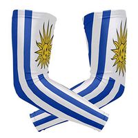 Uruguay Flag 1 Pair UV Protection Cooling Long Sports Arm Sleeve