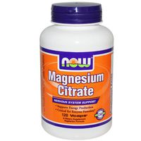 Magnesium Citrate Caps - Now Foods - 120 - VegCap