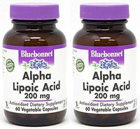 Alpha Lipoic Acid, 200 Mg, 60VC by Bluebonnet Nutrition (Pack of 2)