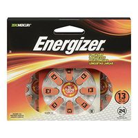 Energizer AZ13DP-24 EZ Turn and Lock Hearing Aid Size 13 Batteries, 24-Pack