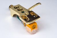 Gold plated Headshell, mount, cartridge and stylus, needle for TEAC TN-400BT, TN-400S, PX-300, TN-550, TN-350, PX-500, TS-80, TN-570, TN-550, TN-570, TN-350, PX-550, TN-202, TS-270S, - MADE IN ENGLAND