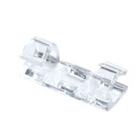 Yi Erman Wire Storage Clips Buckle Management Cable Housing Clamp Decor Line Organizer Cable Tool Data Securing Finishing Fixed,Cable Holder（Transparent,20Pcs/Set）