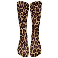 Leopard Print Sport Socks Long Socks Stockings Colorful Funny Print Socks For Men Women