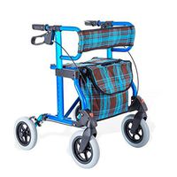 Rolling Walkers Walker Armrest Frame Trolley Elderly Help Shopping Cart Upstream Mobility Walkers Driving A Walker for Elderly People with Seats Folding Walker