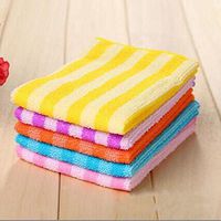 ORYOUGO Colorful Microfiber Hand Towel Water Color Bar Kitchen Cleaning Cloth Dish Towels(Pack of 5)