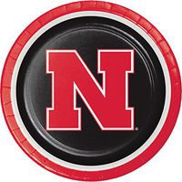 University of Nebraska Paper Plates, 24 ct