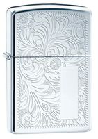 Zippo Venetian High Polish Chrome Pocket Lighter