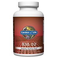 Garden of Life Organic Fermented Mushroom Complex - RM-10 Immune System Supplement with Selenium, Vegetarian, 120 Caplets