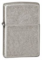 Zippo Armor Pocket Lighter, Antique Silver Plate