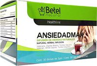 Ansiedadmax Tea by Betel Natural - Natural Support for Stress and Anxiety - 30 Tea Bags