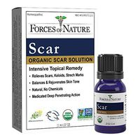 Forces of Nature -Natural, Organic Scar Treatment (11ml) Non GMO, No Chemicals -Reduce Appearance of Scars Associated with Keloids, Surgery, Atrophic Acne, Burns, Hypertrophic Injuries, Stretch Marks
