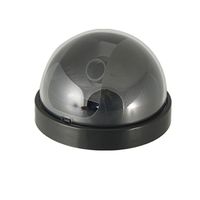 uxcell Security System CCD CCTV Camera Blk Round Housing Case