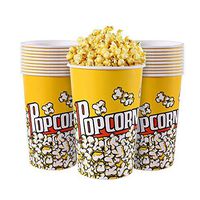 MyLifeUNIT Popcorn Boxes, 64 OZ Paper Popcorn Containers for Party and Movie Night (20 Pack)