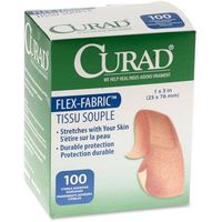 Medline Comfort Cloth Adhesive Bandage - 1" X 3" - 100/Box