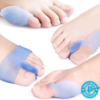 *New Material Design* Bunion Relief Kit: #1 Recommended, New CoolTec Gel, Advanced Material Technology, Comfortable, Durable!! Rapid Foot Pain Relief, Perfect Posture (8pcs)