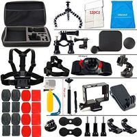 LifeLimit SB111111 Accessories Kit for Hero 5 / Session / Gopro Hero 4 / Gopro Hero 3 / Gopro Hero 2 and Gopro Hero HD (40 Items)
