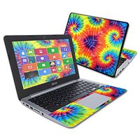 Mightyskins Skin Compatible with Asus Chromebook 11.6" C200ma Wrap Cover Sticker Skins Tie Dye 2