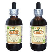Garlic (Allium Sativum) Tincture, Organic Dried Liquid Extract (Brand Name: HerbalTerra, Proudly Made in USA) 2x2 fl.oz (2x60 ml)