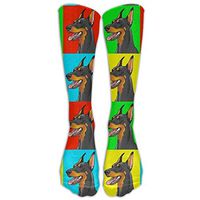 Whdueg Hot Doberman Pinscher Dogs Compression Socks for Women and Men - Best Medical, Nursing, Travel & Flight Socks