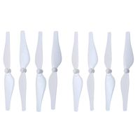Cinhent Drone Accessories Kit, 8 PCS Quick Release/Lock Propellers CCW CW Props Blades For DJI Tello Mini Drone, Low-Noise Durable Flying RC Toy Quadcopters Parts, 4 Colors for Choice (White)