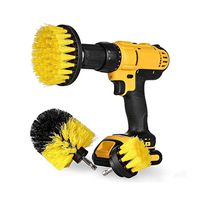 3 pcs Power Scrubber Brush Drill Brush Clean for Bathroom Surfaces Tub Shower Tile Grout Cordless Power Scrub Drill Cleaning Kit