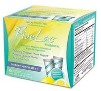 Fivelac Natural Probiotics Candida Solution with Acidophilus 5 Lac 60 Servings by Global Health Trax GHT