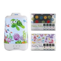 Sparoom OceanMist Aromatherapy Diffuser Value Bundle with 100% Pure Essential Oils - Child Safe - Cool Mist Diffusers for Essential Oils