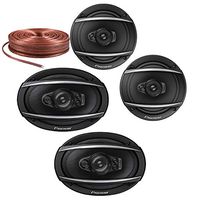 Pioneer TS-A1670F TS-A6970F 6.5" 3-Way and 6x9 5-Way A-Series Coaxial Speakers w/Free Speaker Wire