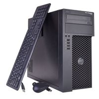 Dell Precision T1700 Business Mid Size Tower Work Station (Intel Quad Core HT i7-4770, 8GB Ram, 1TB HDD WiFi, DVD-RW) AMD FirePro V4900 (Certified Refurbished)