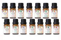 Pursonic 100% Pure Essential Aromatherapy Oils Gift Set-14 Pack, 10ML Pro Therapeutic Grade