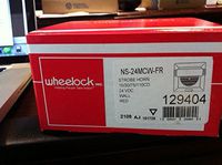 COOPER WHEELOCK NS-24MCW-FR 24 VDC SELECTABLE 15/30/75/110 cd, RED