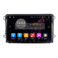 QSICISL Android 7.1 Quad Core 16G 2 Din 9 Inch Big Screen Car Radio Player GPS Navigation Stereo No DVD for Skoda/VW/Volkswagen/TIGUAN/MAGOTAN/Golf/Caddy/SEAT WiFi BT Audio Video