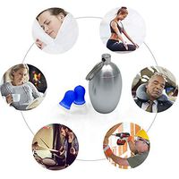 Jenny.Ben 1 Pair Noise Cancelling Ear Plugs Waterproof Soft Silicone Earplugs Anti Noise Ear Protectors for Sleeping Swimming Flight C2