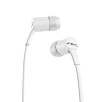 SOL REPUBLIC Jax Wired 1-Button In-Ear Headphones, Android Compatible, Tangle Free Cable, In-Ear Noise Isolation, 4 Ear Tip Sizes, Great For Calls, 1112-32 White