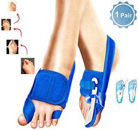 JSVM Orthopaedic Bunion Correction Bunion Corrector Toe Straightener, for Day Night Time Bunion Relief, Overlapping Toe,1pair,L