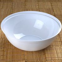 White Round 4Qt Disposable Serving Bowl - Chambury Plastics