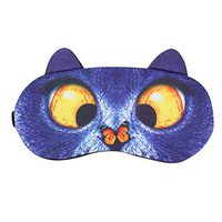 3D Funny Animal Eye Sleep Mask Lightweight Breathable Night Sleeping Blindfold Eye Shade Cover with Soft Comfortable Elastic Strap Cute Cat Pug Dog Cartoon Eye Pillow for Travel Nap Home Office Rest