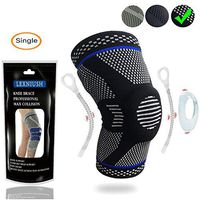 Lexniush Knee Brace Compression Sleeve - Best Knee Braces for Women & Men, Knee Sleeves Knee Support for Arthritis, Meniscus Tear, Joint Pain Relief & Sports Injury Recovery, Black