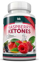 Raspberry Ketones Ultra - 180 Capsules - Pure Fresh Natural Burn Formula with Zero Side Effects, Premium Ultra Weight Loss Diet Supplement, This Bio Lean Slim Extract From Hamilton Healthcare Is the Best for Consistent Fat Loss