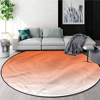 RUGSMAT Ombre Round Kids Rugs,Sunset in Hot Desert Lifts Basket Swivel Chair Pad Coffee Table Rug Round-39