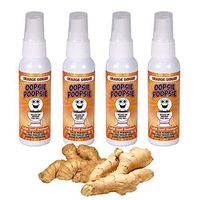 Oopsie Poopsie Before-You-Go Toilet Spray 2oz Bottle, Original Natural Oil Scents (2 & 4 Packs) (Orange Ginger, 4)