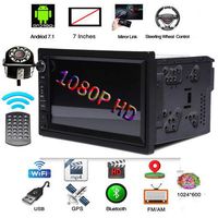 7 inch 1080P HD Digital Touch Screen Radio Car Stereo for Ford F150/250/350/450/550 2004-2016 Bluetooth Mirror Link AUX Steering Wheel Control WiFi Function Support GPS + Backup Rear Camera