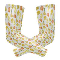 Pineapple Party with Orange Lemon Yellow Unisex Arm Sleeve,UV Protection Arm Compression Sleeve, Skin Protection Sport Arm Cooler Sleeve for Running Hiking Jogging Motorcycling Climbing Camping