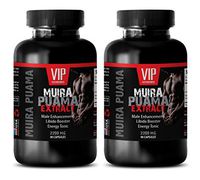 Male Extra Enhancement Pills - Muira PUAMA - Brain Memory Pills - 2 Bottles (180 Capsules)
